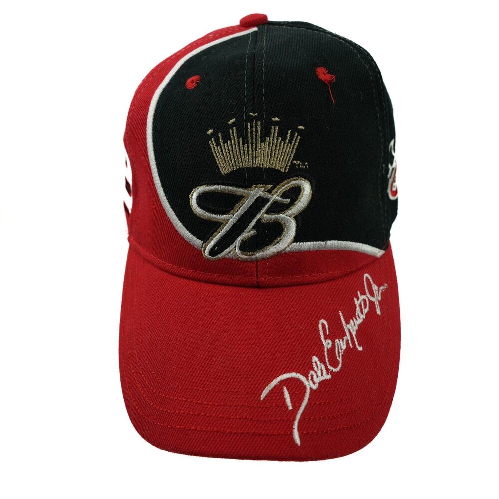 Vintage Dale Earnhardt Jr #8 Budweiser Hat Nascar Pit Cap Beer Strapback‎ Y2K